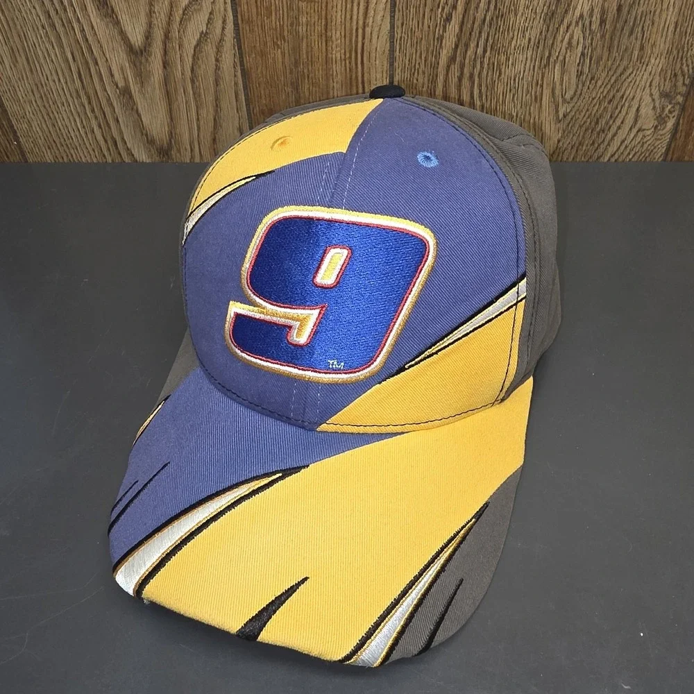 Hendrick Motorsports Hat Cap Strap Back Mens One Size NASCAR Racing 9 Blue